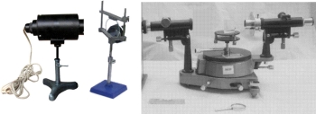 Brewster's angle and refractive index of glass by using Spectrometer & polaroid (C.R.)