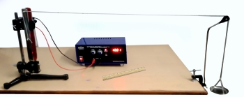 Melde's experiments by using electrically maintained tuning fork