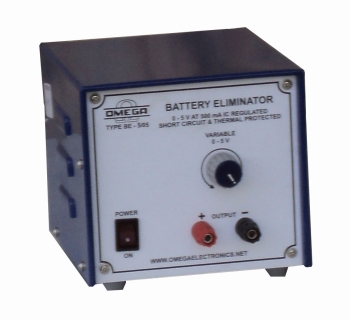 Battery Eliminator (0-5 V at 500mA)