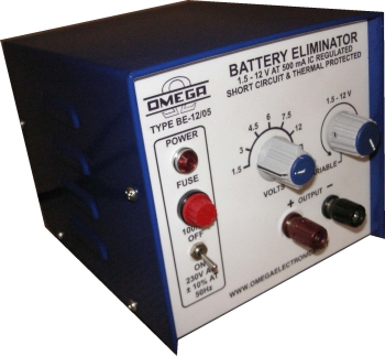 Battery Eliminator (1.5V to 12V, 500mA)