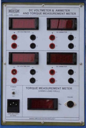 DC voltmeter & Ammeter and Torque Measurement Meter
