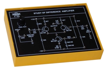 STUDY OF DIFFERENCE AMPLIFIER
