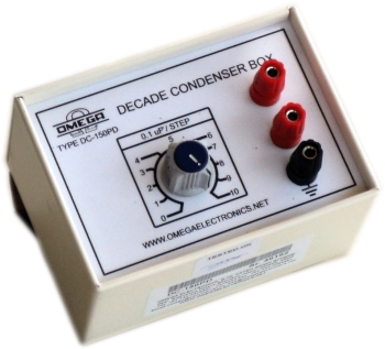 Decade Condenser Boxes Single Dial 0.1 uF  -1.0 uF