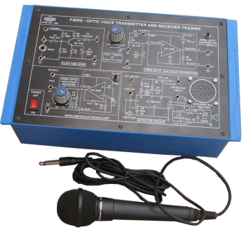 Fibre Optic voice transmitter and receiver trainer