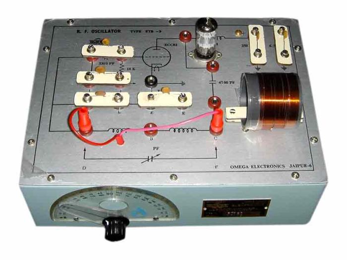 R.F. (L-C) oscillator (V.V.)
