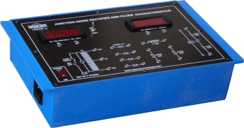 Junction Diode Rectifier & Filter Characteristics with power supply and 2 meters