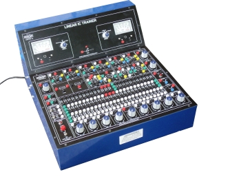 Linear I.C. Trainer  with power supply, oscillator and 2 multi range meters
