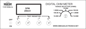 Digital OhmMeter (0.01Ohm to 20M Ohm)