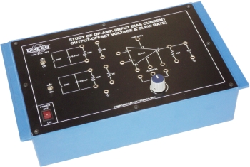 Study of Op-Amp (input-bias current, output-offset voltage & slew rate)  with Power Supply