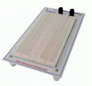 Breadboard Having 1680 Contact points & 3 terminals