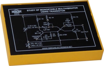 Study of Monostable multivibrator using transistor