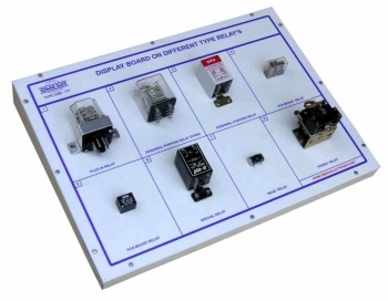 Display board on different relays