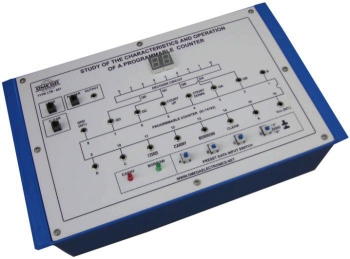 To Study the Characteristics and Operation of a Programmable Counter with Power Supply (C.R.)
