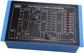 8-bit Analog to Digital Converter (A to D) (based on ADC 0800) with Power Supply