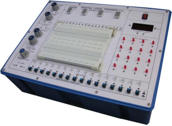 Digital Logic Trainer (TTL)/Logic Trainer Board (Based on 74 series) with Power Supply and 1 meter (C.R.)