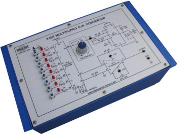 8-bit multiplying Digital to Analog (D to A) Converter (based on AD1408) with Power Supply