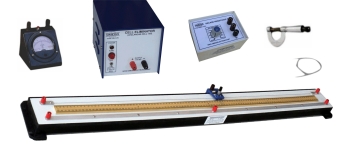 Determination of resistance of given wire using meter bridge and the specific resistance of the material of the wire