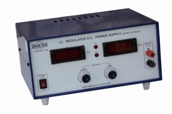 Variable Power Supplies With Digital Meters (0-6 V to 0-3 A) 2 Meters.