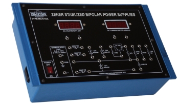 Zener stabilized bipolar power supply