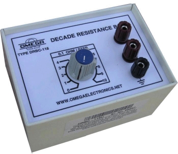 Decade Resistance Box Single Dials 1 M ohm to 10 M ohms; 5W Resistance 5%