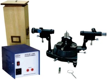 Angle between crystal surfaces by spectrometer