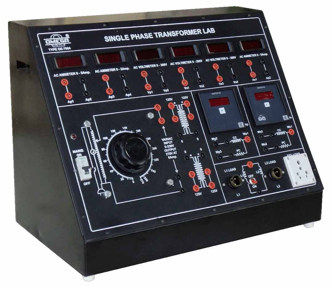 Single Phasetransformer Lab (open, Short, Efficiency & Ratio)
