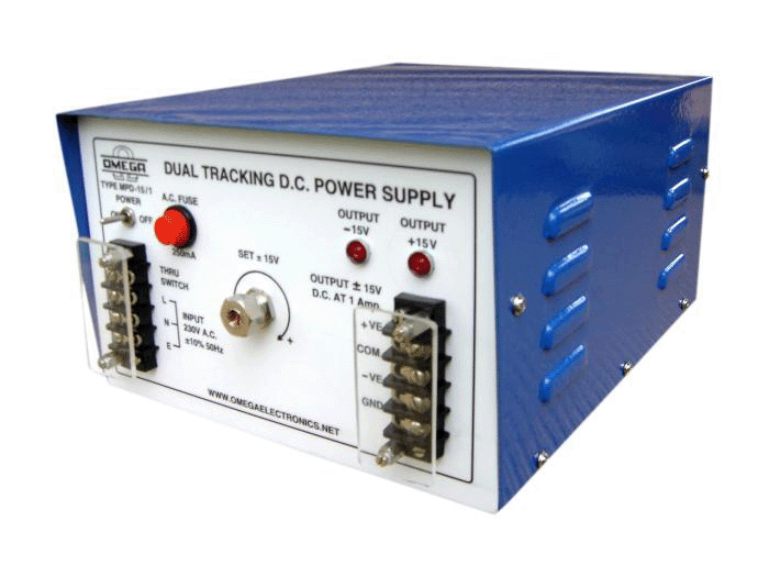 Fixed Output Power Supplies (Modular) (Dual Tracking Linear I.C. Power Supplies) (±15 V TO ±1.5 V; 3 Amp.)
