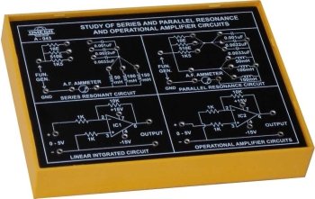 STUDY OF SERIES AND PARALLEL RESONANCE AND OPERATIONAL AMPLIFIER CIRCUITS