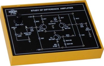 STUDY OF DIFFERENCE AMPLIFIER