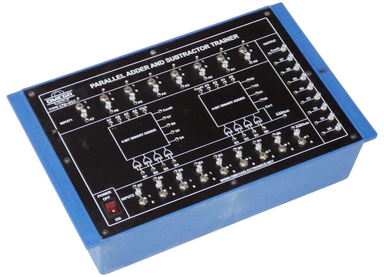 Parallel Adder and Subtractor Trainer