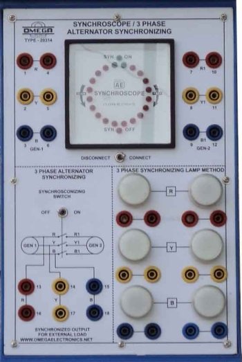 Synchroscope / 3 Phase Alternator Synchronizer