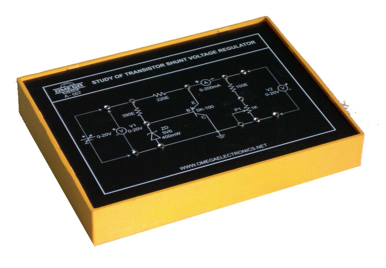 Study Of Transistor Shunt Voltage Regulator