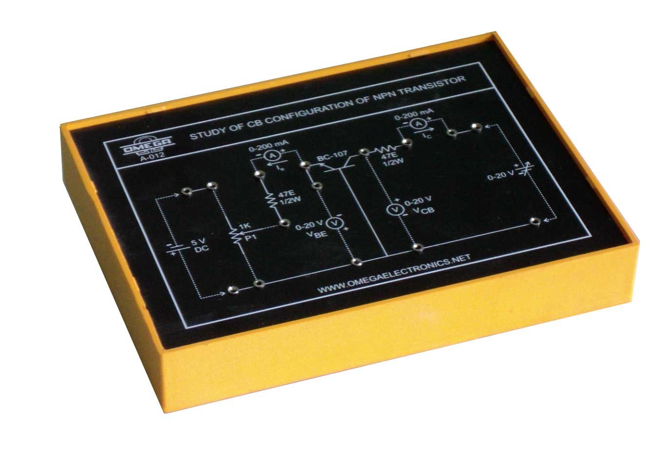 Study Of CB Configuration Of NPN Transistor