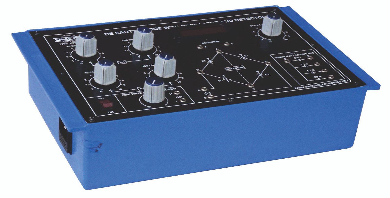 DE-SAUTY  BRIDGE WITH OSCILLATOR AND DETECTOR