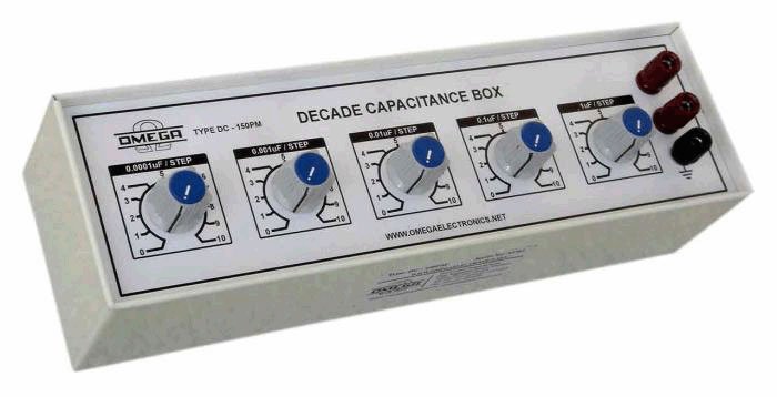 Decade Condensers Boxes Five Dials 0.0001 uF  -11.111 uF