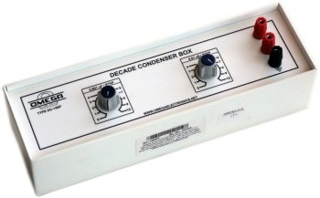 Decade Condenser Boxes Two Dials 0.0001 uF -0.011 uF