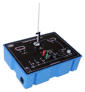 Transistor Bias Stability with power supply 1KHz Oscillator and 2 meters