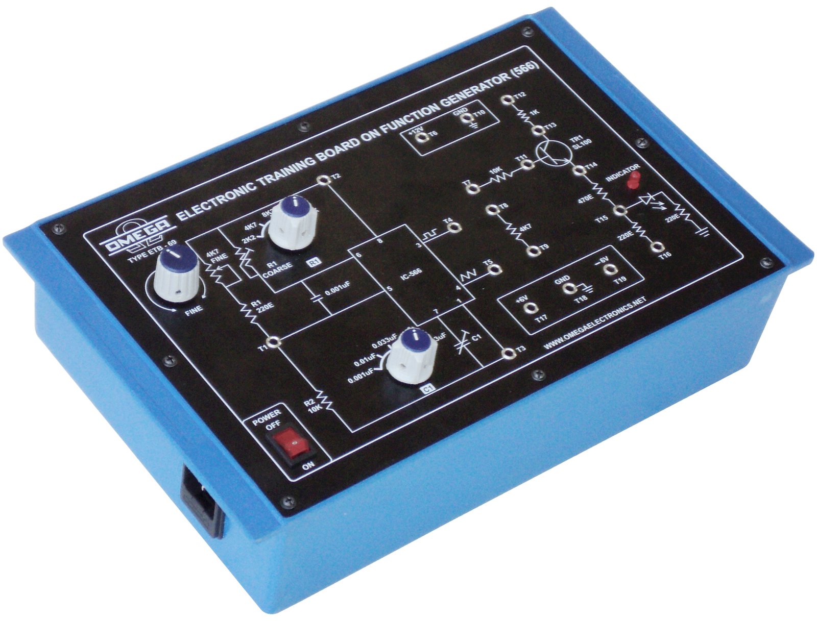 Function Generator (using IC-566) with power supply