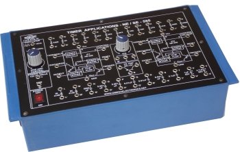 Timer Applications IC-555 No. 1 with power supply and Oscillator