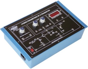 Hybrid Parameters of a Transistor  with power supply 1KHz, oscillator and 1 meters