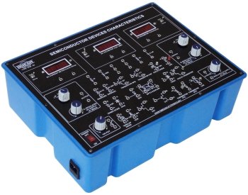 Semi-Conductor Devices Characteristics  with power supply and 3 multi range meters