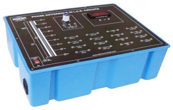 Phase Difference in L.C.R. Circuits  with power supply and 1 multi range meters