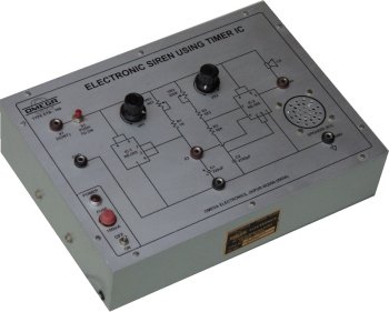 Electronic Siren using Timer ICs with Power Supply (C.R.)
