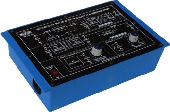 Differential Pulse Code Modulation and Demodulation Trainer with Power Supply