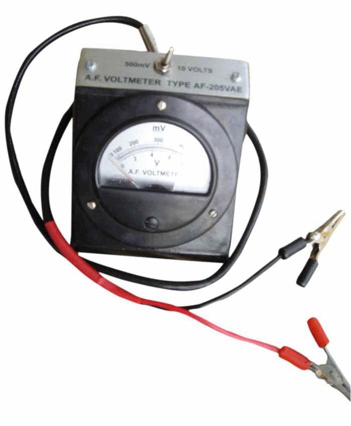 A.F. Meter (Dual Range) 500mV & 10V