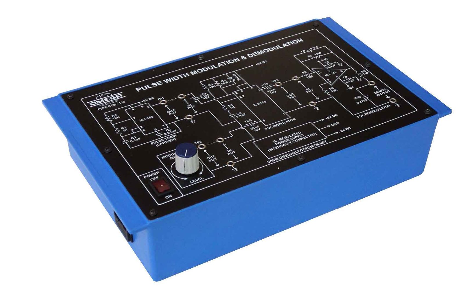 Pulse Width Modulation & Demodulation (PWM)  with power supply