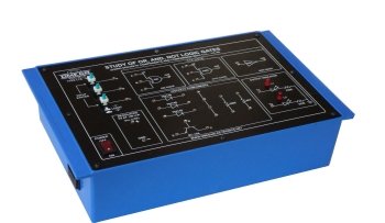 Study of OR, AND, NOT Logic Gates (Using discrete Components) and Comparison with TTL IC's with Power Supply (C.R.)