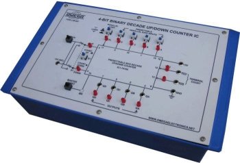 4-Bit Binary Decade Up/Down Counter using IC 74192 with Power Supply (C.R.)