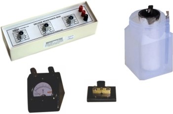 Determination of internal resistance of a cell using voltmeter and resistance box (C.R.)