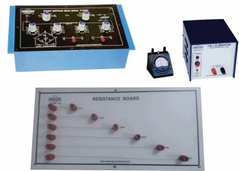 Verification of laws of resistance in series and parallel combination using post-office box (C.R.)